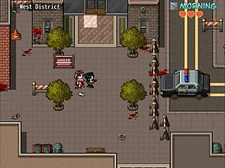 Zombie Retreat 2 milkshake kiss in animation