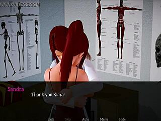 Redhead teen fucks hard in 3d cartoon scene