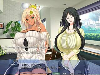 Akumeru harem route with dual step-sister titfuck