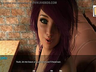 my chat with a stunning pink-haired milf