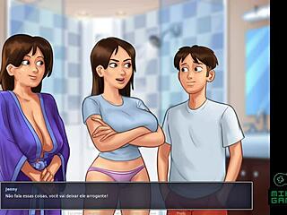 Jenny’s Tempting Chest in Summertime Saga Ep 6