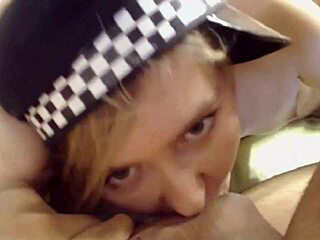 Blonde Cam Girl Takes It Doggy And Sucks Deep