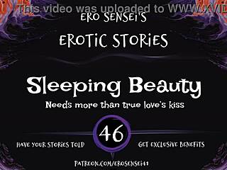 Sleeping beauty’s daring erotic whisper