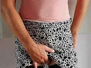 misr4 sissy fucked hard with anal plug in pantyhose