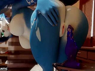 Furry Teen Rides Toys In Wild Compilation