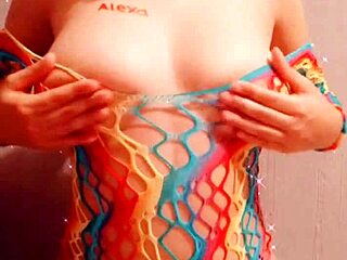 Mexicana’s Solo Double Dildo Play