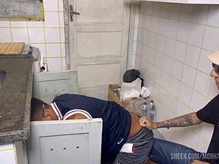 hot neighbor plumber gets ridden in homemade clip