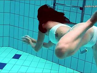 Nata’s Alluring Hungarian Swim in Public Shower