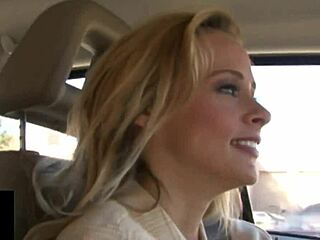 What’s with this blonde milf’s giant ride?