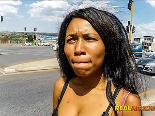 African Couple Fucks Hard on First Date