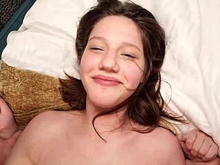Skinny Brunette in Fierce Passionate Climax