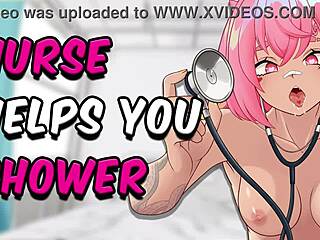 Nurse's Erotic Bath and Tender Touch