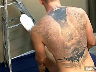 Have you seen tattooed gay workers pounding each other like this?
