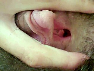 Teasing My Hairy Hole With Close Fingers