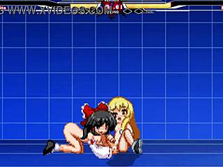 alluring anime clash in touhou vs maori