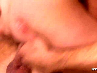Blonde Cougar Teases Office Boy