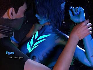 ever seen busty cyberpunk alien take anal creampie?
