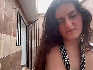 Colombian Student’s Big Tits Seduce Teacher