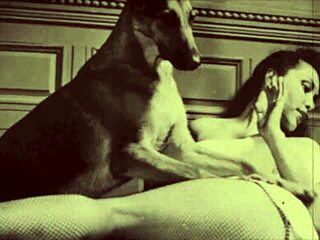 Intense Vintage Taboo Pussy Play with Outdoor Doggy Style Action