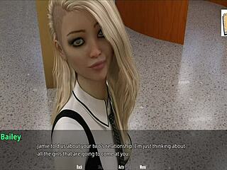 I enjoy office fun with cheerleader