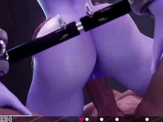 3D anime Overwatch babes thrill
