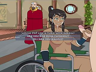 my busty korra handjob in dating game