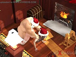 Shy Nerdy Girl's Santa Fuck Fantasy Unleashed