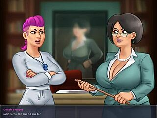 helping my new best friend in summertime saga