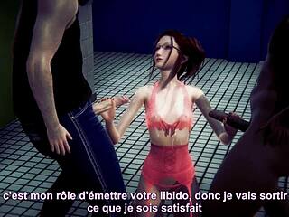 3D Animation HS2 Gang Bang Frenzy