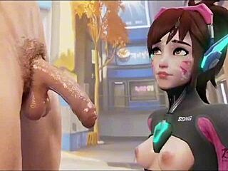 Overwatch sfm compilation with deepthroat and big tits
