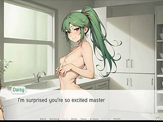 Big Cock Thigh Job Action in Anime Kitchen