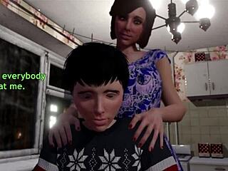 Cartoon shemale MILF bangs teen guys hard