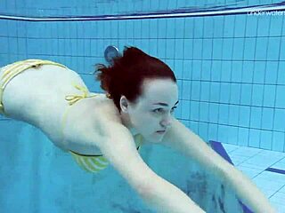 Lada Poleshuk's Underwater Big Tits Display