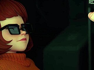 Velma Hunts Mysteries With Double Creampie Action