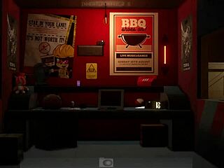 Monster cock pounds in fnaf hentai parody game