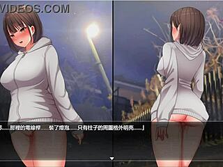 Night Exposure Thrill In Hentai Scene