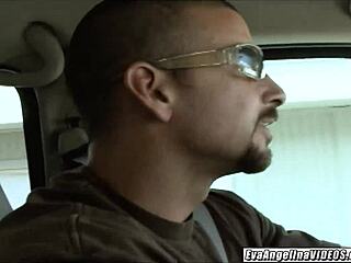 How did Eva Angelina share her boyfriend’s huge rod?