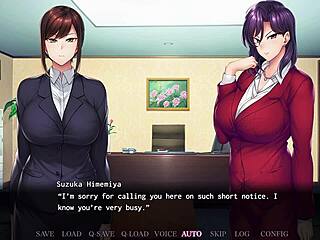 Ayako’s relentless lingerie tease in anime scene