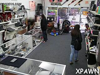 Amateur Vixen Pounded in Store