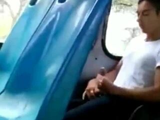 Colombian Gay Twinks Flash In Public Transport