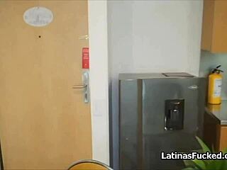 Oil Up Latina Booty for Rough Fuck