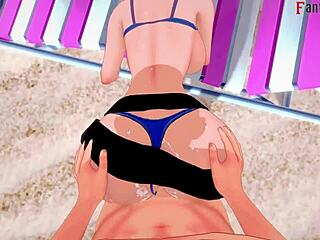 My Yae Miko Bikini Sex On Beach POV Fantasy