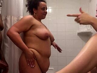 Whootyslayer & Whodeesmistress Dominate Italian Milf In Bathroom Tag Team