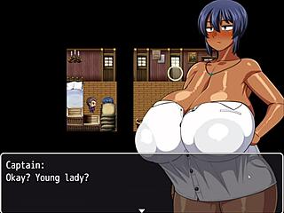 Cheeky Natsuki’s Huge Tits Flash in Hentai Game Ep 1