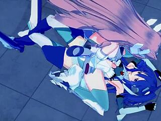 My intense futanari sex with tsubasa and kanade
