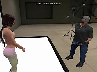 Second Life Ep 15 - Brunette's Photo Creampie
