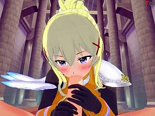 Lalatina Dustiness Darkness POV blowjob in fantasy 3D