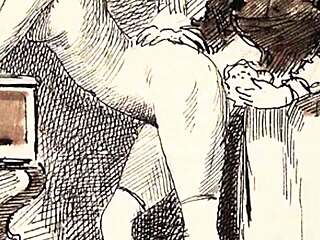 Erotic illustrations from the past spark hidden desires