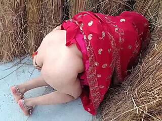 Indian maid’s daring ranch anal