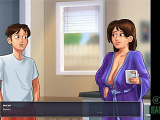Summertime Saga: Jenny Watches Debbie Touch